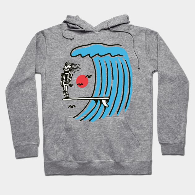 Funny Surf Nose Hoodie by quilimo